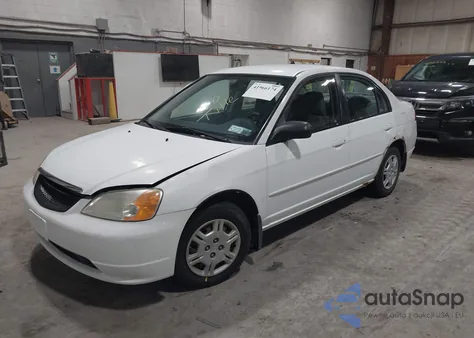 2002 Honda Civic Lx from USA, damaged, VIN 2HGES16512H575409